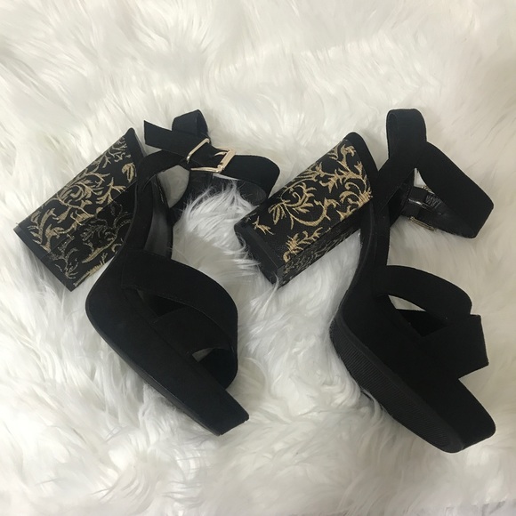 Parker and Sky black block heels - Picture 1 of 5